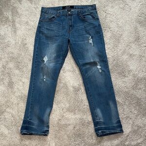 Earl Jeans Men's Classic Blue Straight Jeans